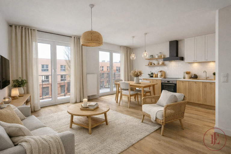 Kawalerka z balkonem i widokiem na lofty | Fuzja