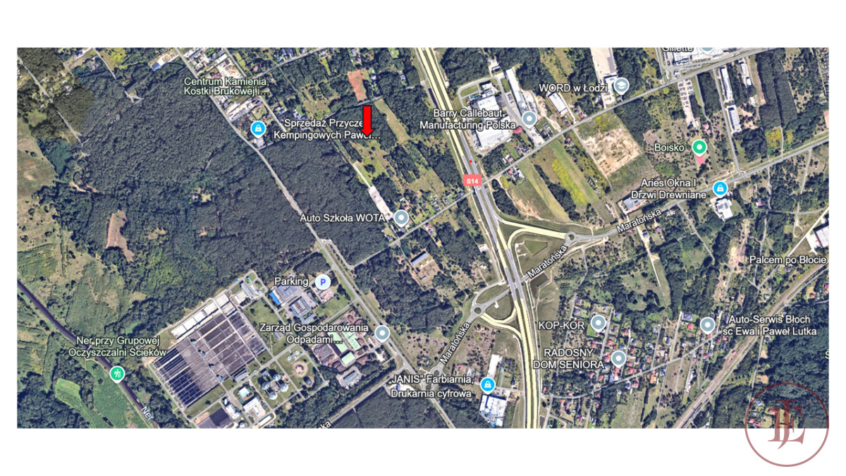 Potencjał inwestycyjny- przy trasie S14 i ŁSSE